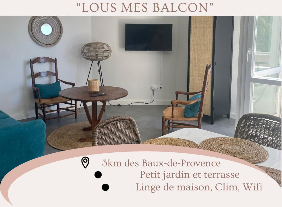 "Lou Mes" Les Baux Balcon Lejlighed Eksteriør billede
